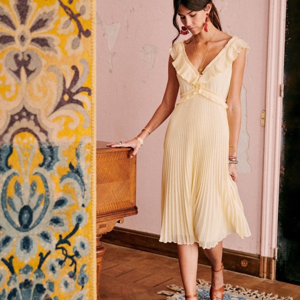 NEW Sezane Rachelle Dress size 34